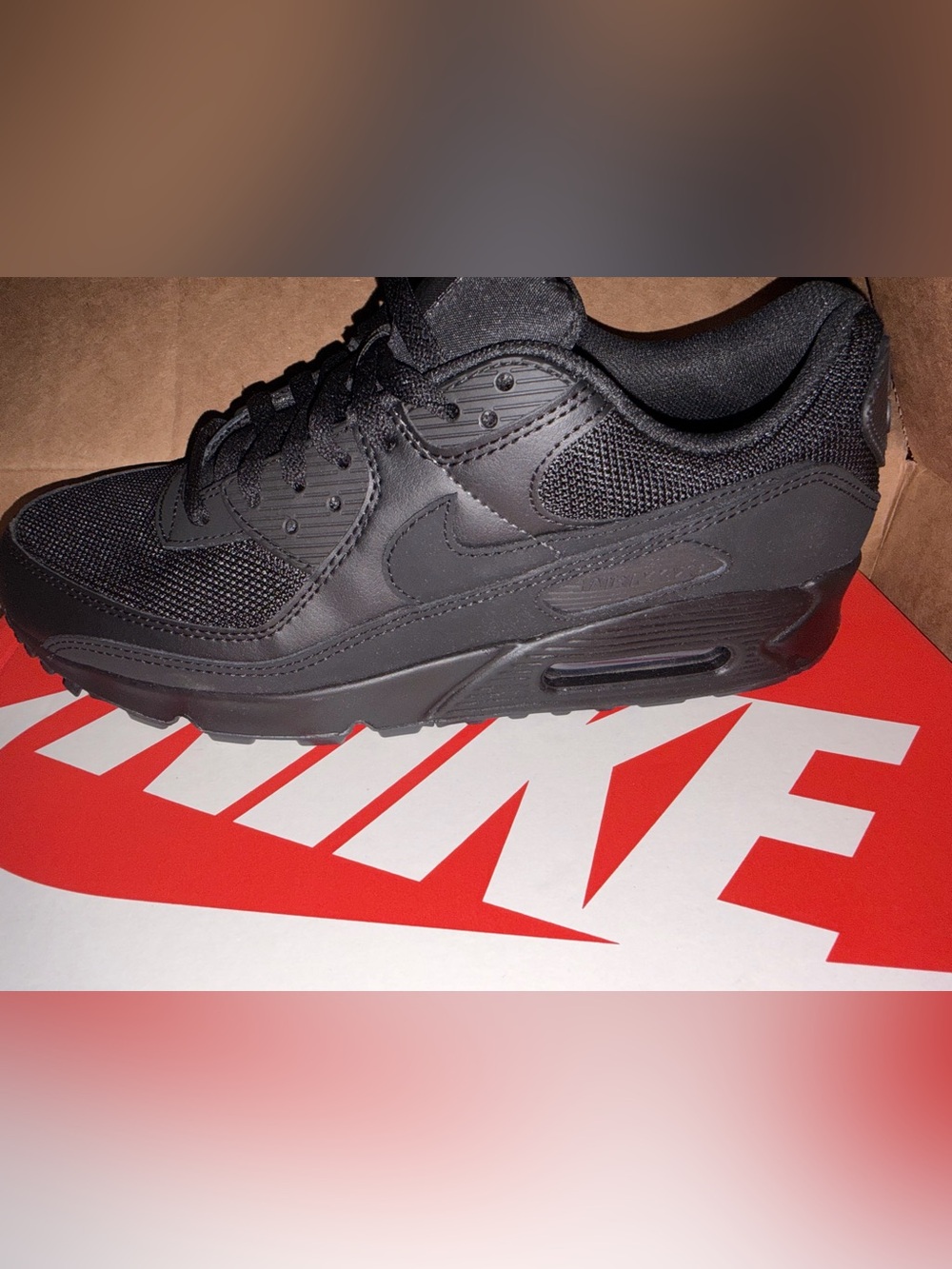 Nike Men’s Black Low-Top Air Max Sneaker